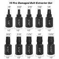10PCS Broken Screw Remover Kit