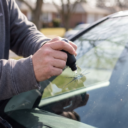 SHORTER GlassFix — Windshield Chip & Crack Repair Kit