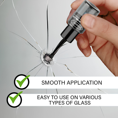 SHORTER GlassFix — Windshield Chip & Crack Repair Kit